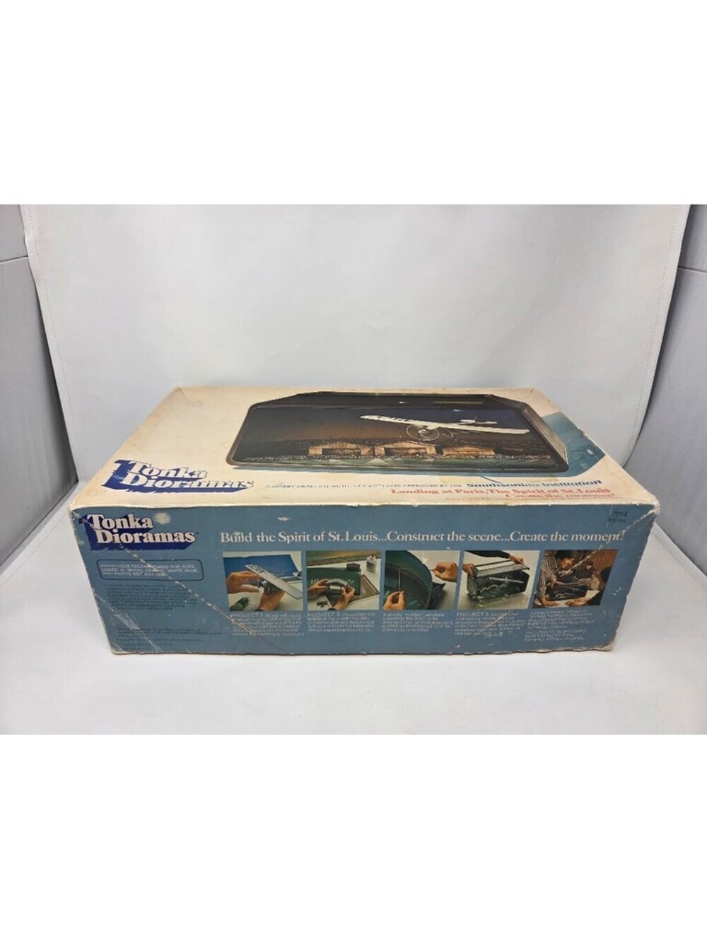 Tonka Dioramas Spirit of St Louis Aircraft Display Model Kit Scene Set Box